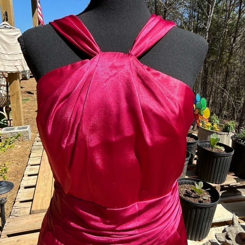 David’s Bridal dress. Pink. Size 4. Balloon skirt. Midi length. - Picture 2 of 8